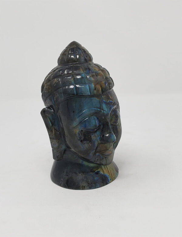 Labradorite Lord Buddha Head - Image 3