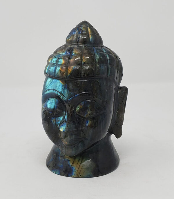 Labradorite Lord Buddha Head - Image 2