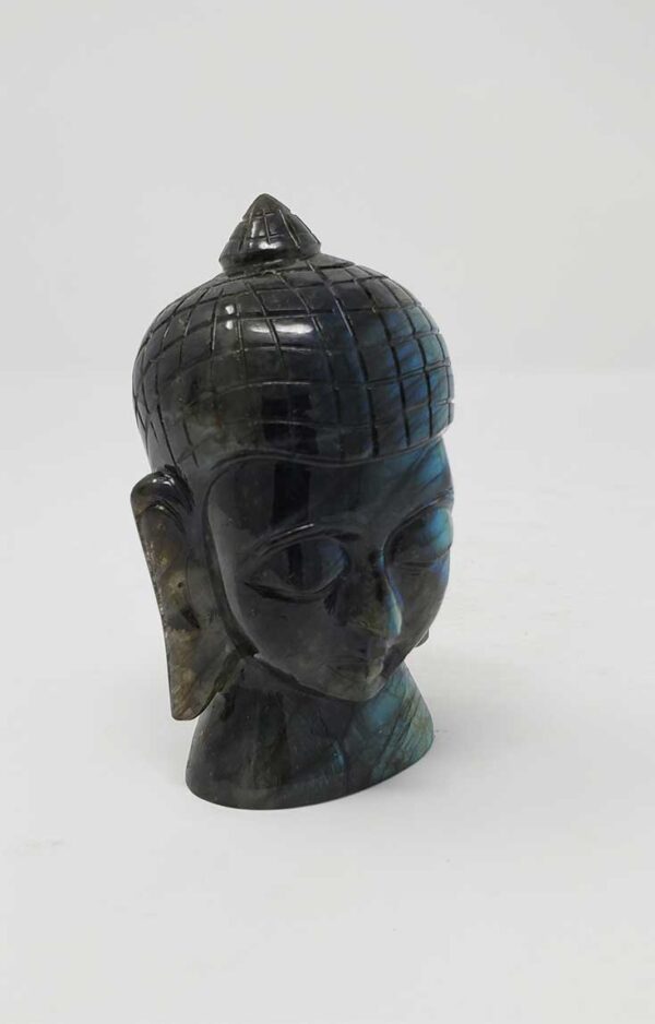 Labradorite Lord Buddha Head - Image 2