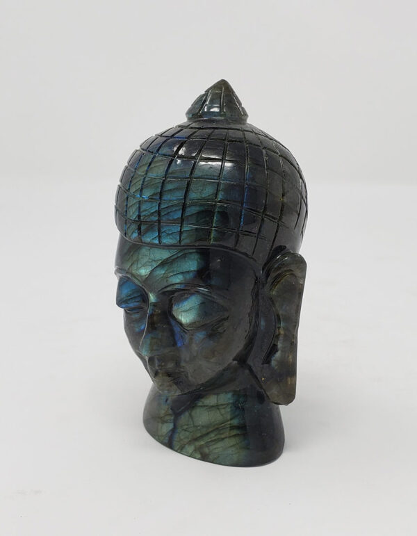 Labradorite Lord Buddha Head - Image 3