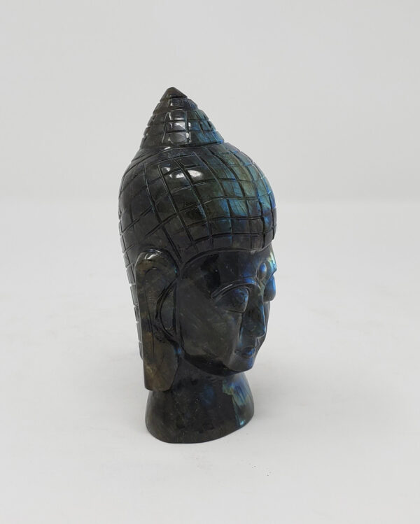 Labradorite Lord Buddha Head - Image 3