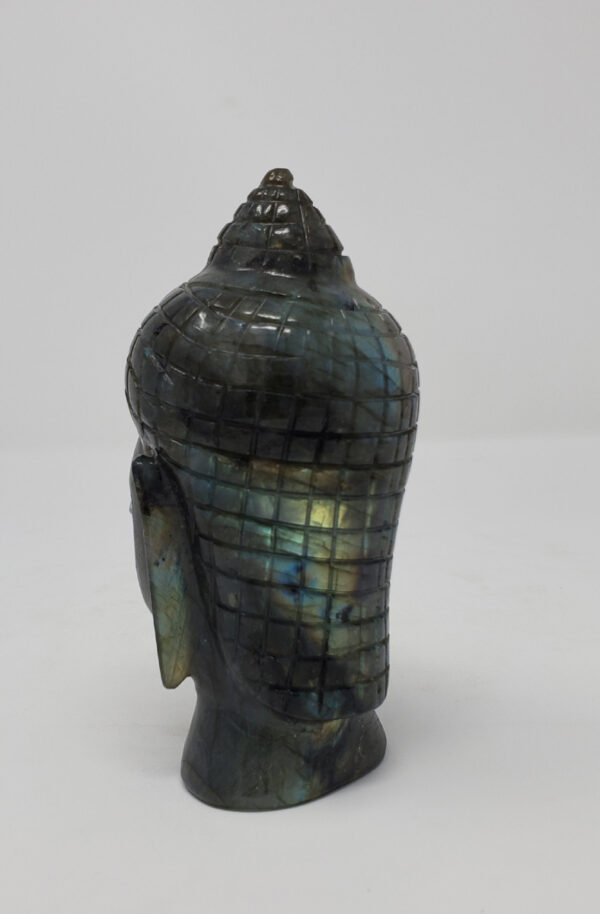 Labradorite Lord Buddha Head - Image 4