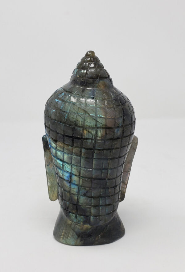Labradorite Lord Buddha Head - Image 5
