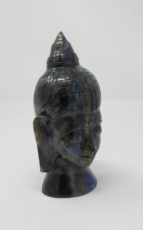 Labradorite Lord Buddha Head - Image 2