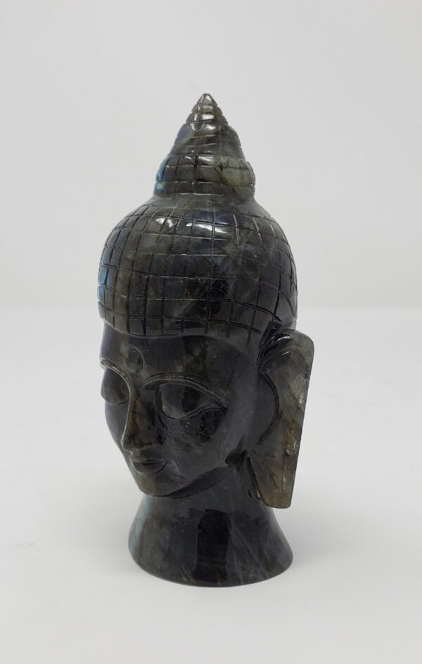 Labradorite Lord Buddha Head - Image 3