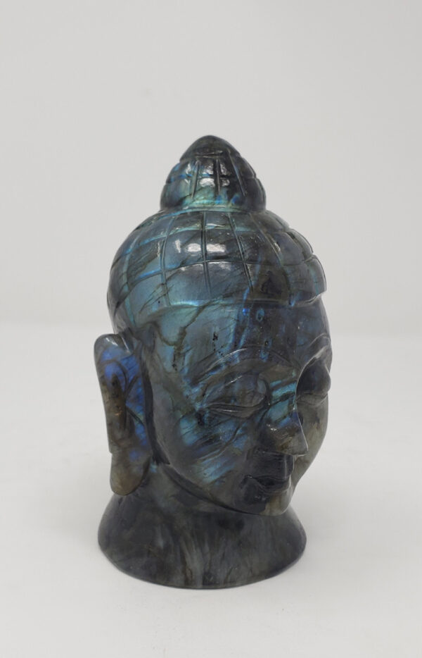 Labradorite Lord Buddha Head - Image 2