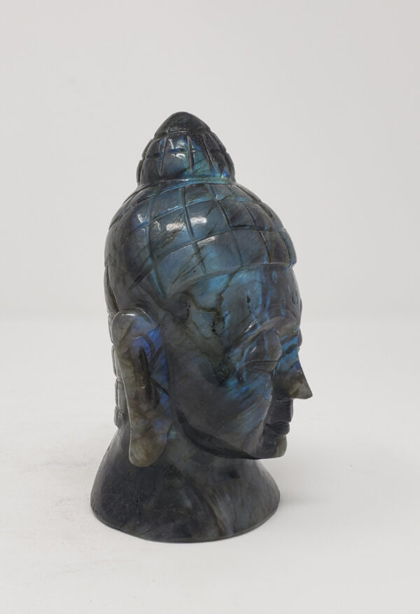 Labradorite Lord Buddha Head - Image 3