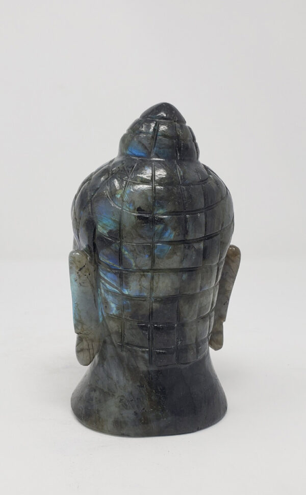 Labradorite Lord Buddha Head - Image 5