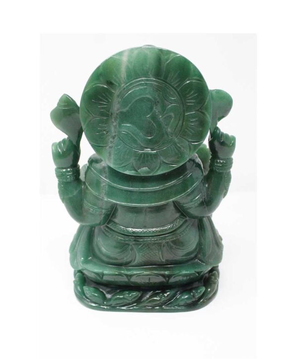 Green Aventurine Lord Ganesha - Image 4