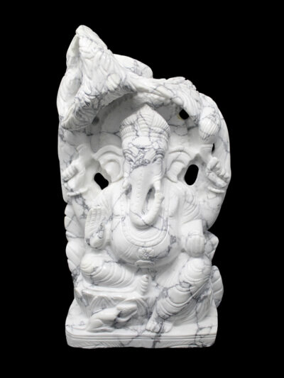 Howlite Lord Ganesha