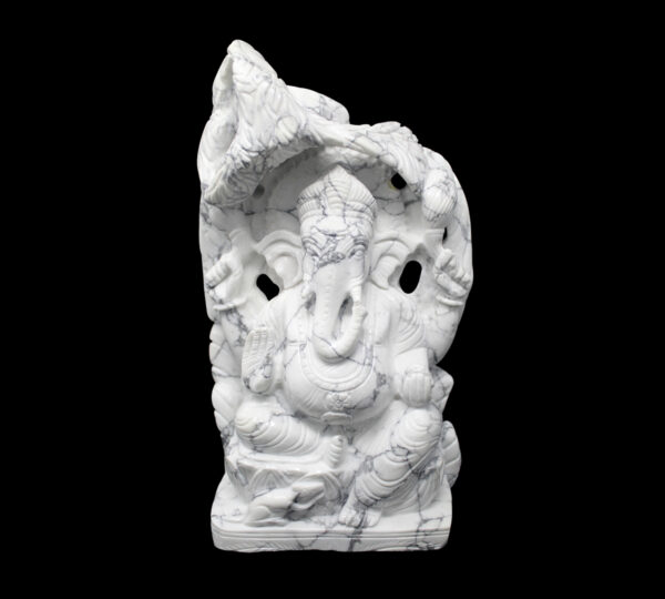 Howlite Lord Ganesha