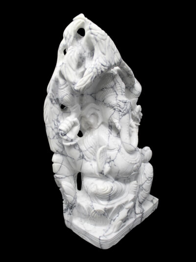 Howlite Lord Ganesha