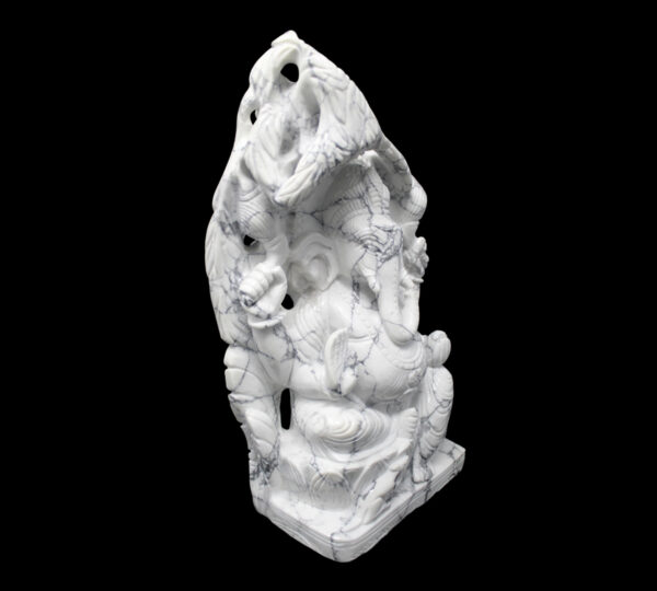 Howlite Lord Ganesha - Image 2