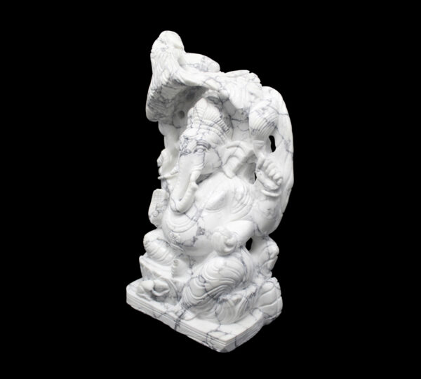 Howlite Lord Ganesha - Image 3
