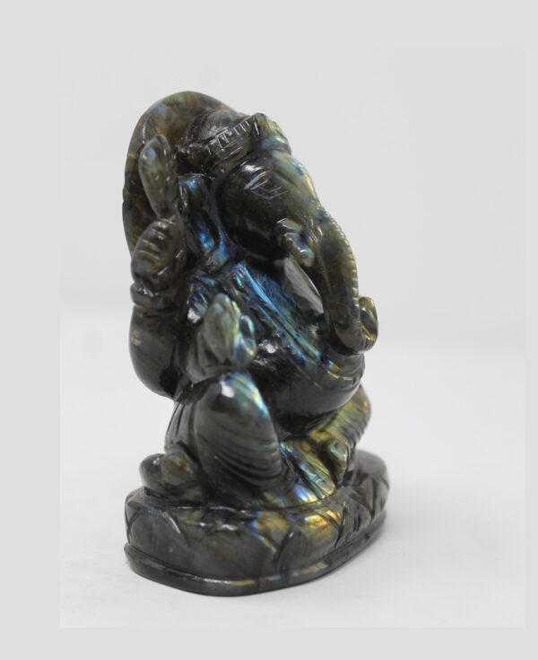Labradorite Lord Ganesha - Image 3
