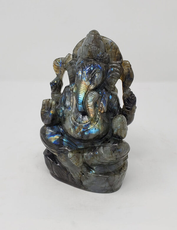 Labradorite Lord Ganesha - Image 2