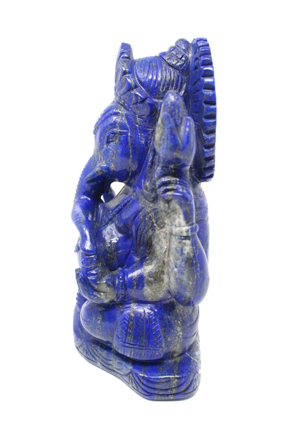 Lapis Lazuli Lord Ganesha - Image 3