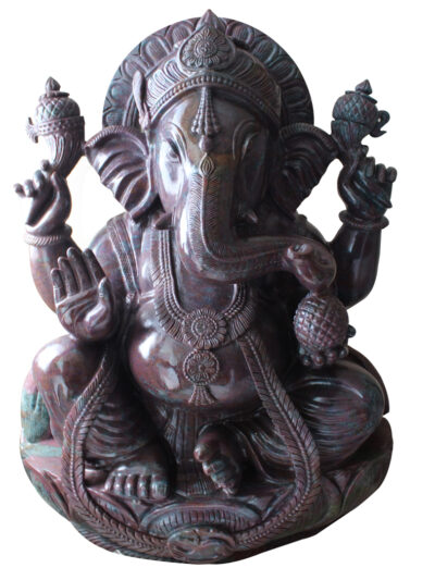 Ruby Corundum Lord Ganesha