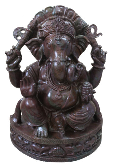 Ruby Corundum Lord Ganesha