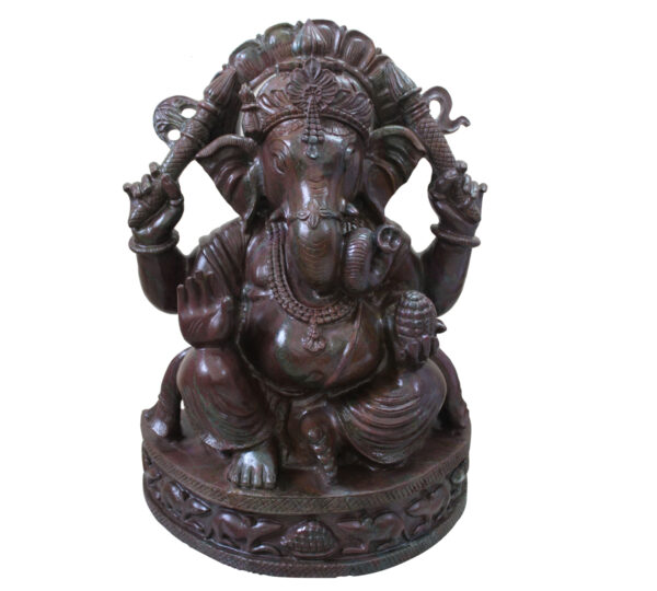 Ruby Corundum Lord Ganesha