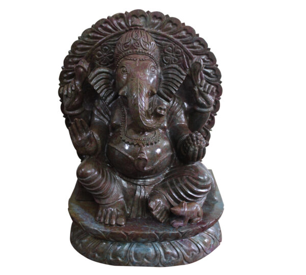 Ruby Corundum Lord Ganesha