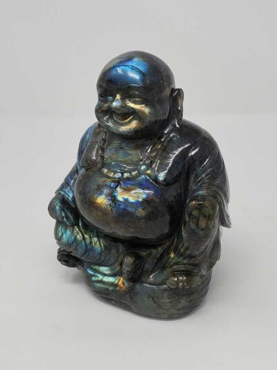 Labradorite Laughing Buddha
