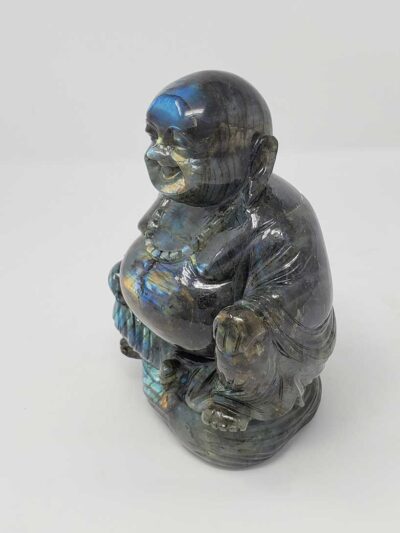 Labradorite Laughing Buddha