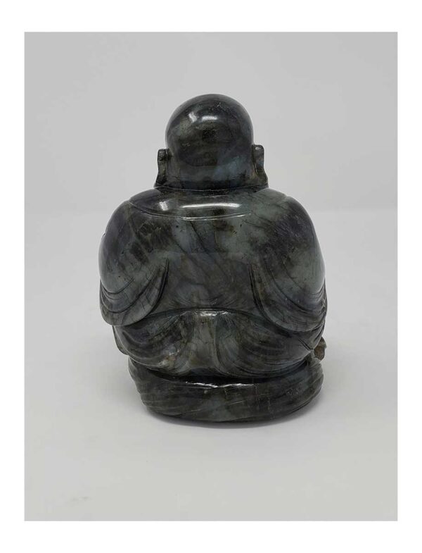 Labradorite Laughing Buddha - Image 3
