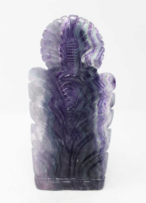 Multi Fluorite Buddha in Leaf - Image 3