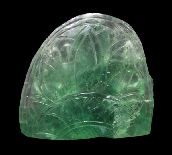 Green Fluorite Ganesha in Leaf - Image 4