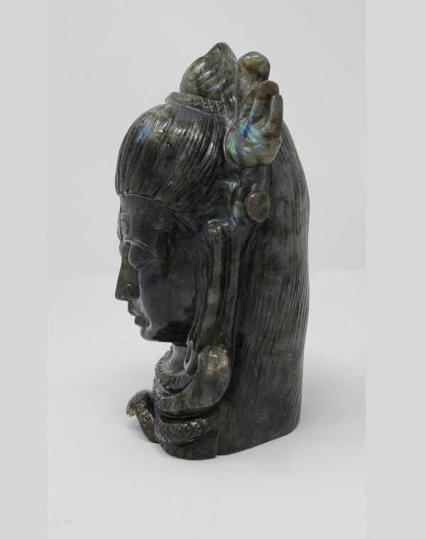 Labradorite Lord Shiva Head - Image 3