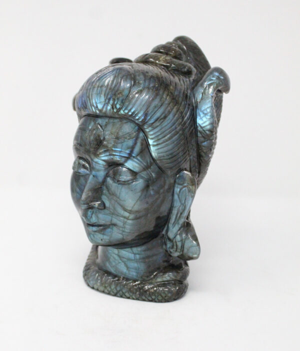 Labradorite Lord Shiva Head - Image 4